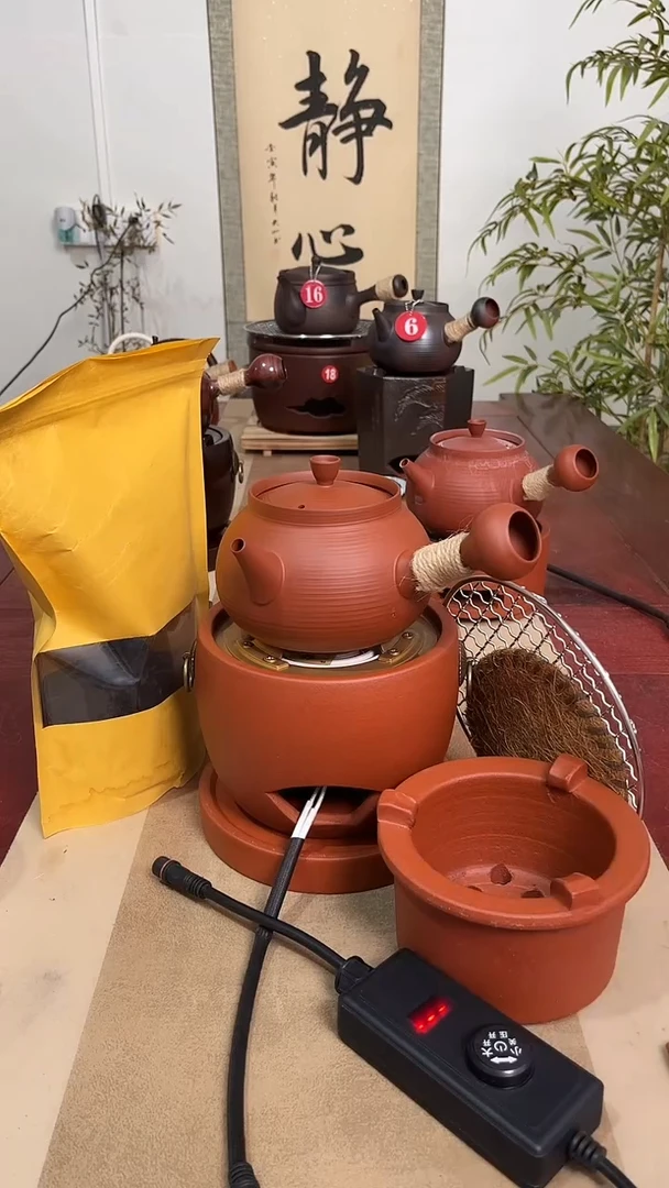 福星炉＋电炉丝＋650毫升砂铫壶＋炉垫7件套