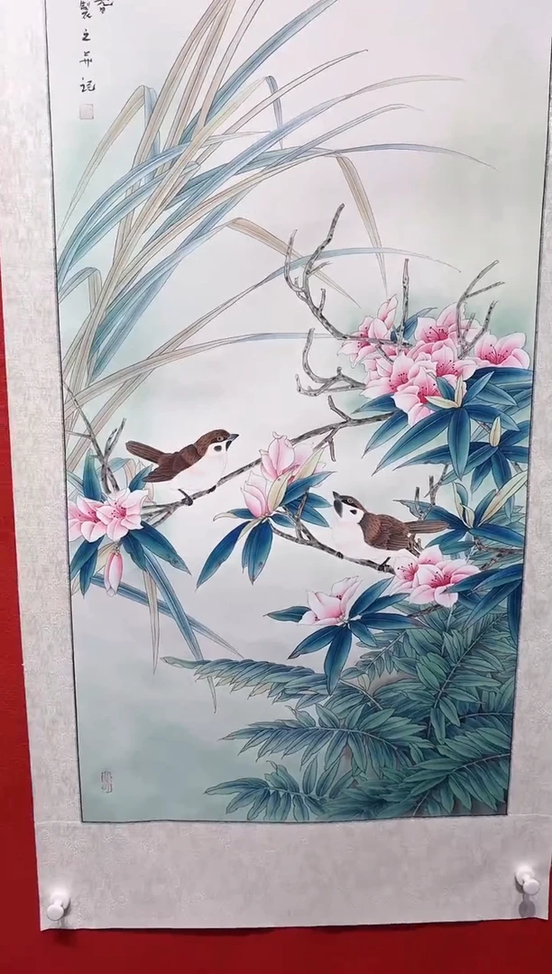 国画秦燕格国画手绘作品Y55