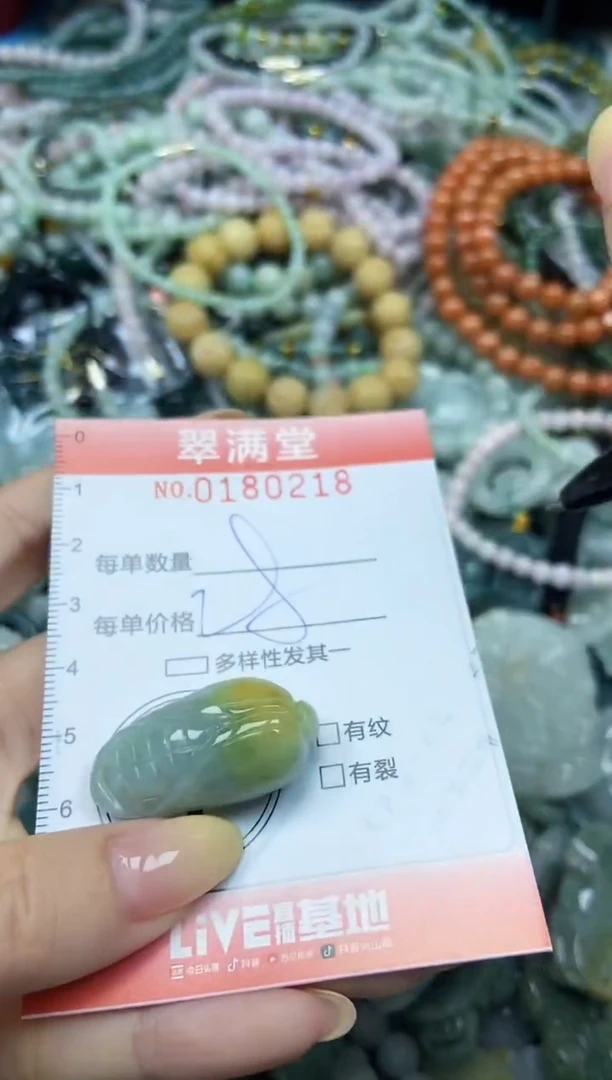 颈饰未镶嵌翡翠闪购0180218