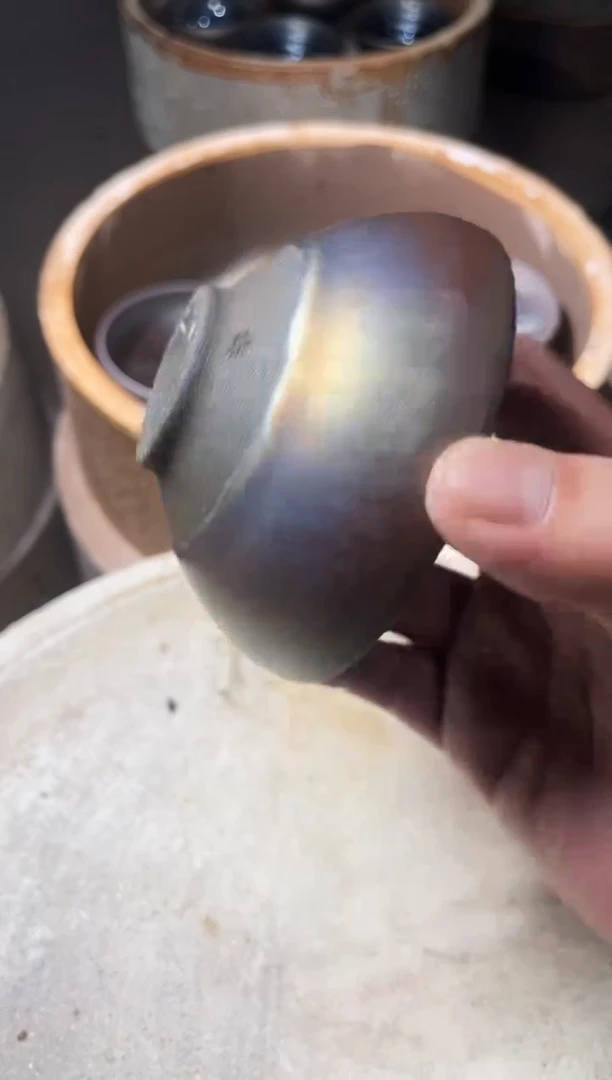 茶盏525   叶紫建盏叶紫建盏