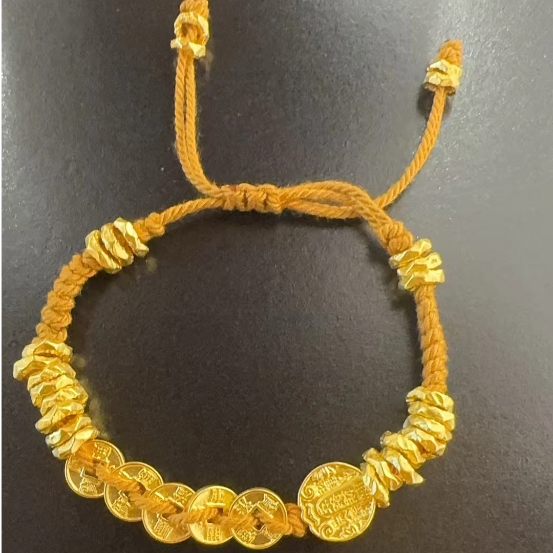 足金大五帝盘缠精美爆款ZB30061