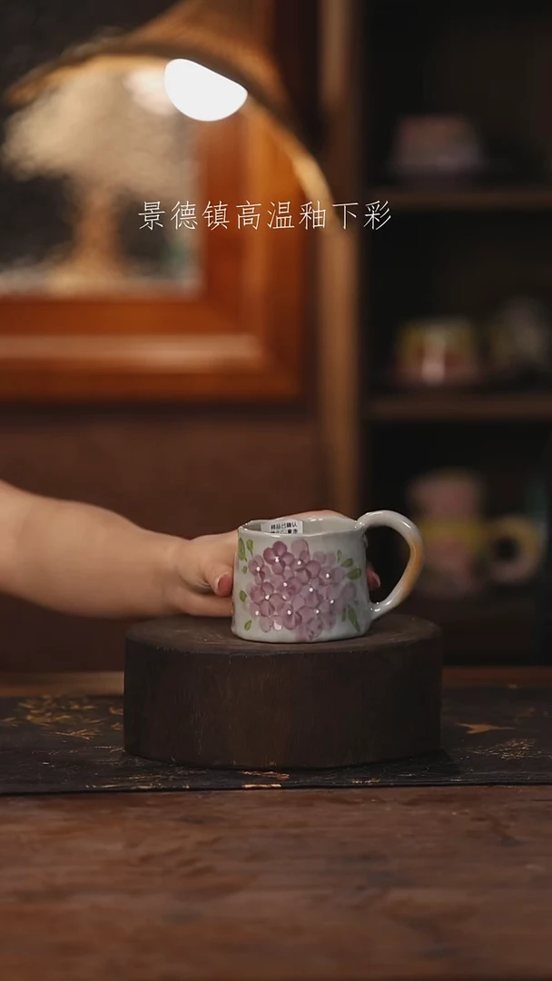 陶瓷景德镇高温釉下手绘陶瓷359