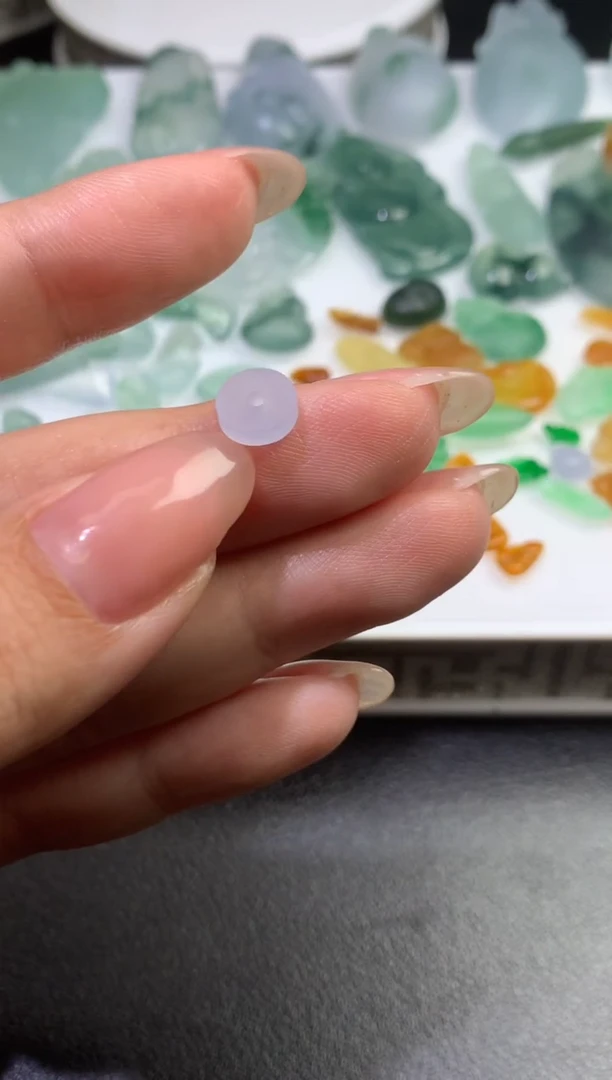 未镶嵌定制翡翠毛货 7.5*2.3