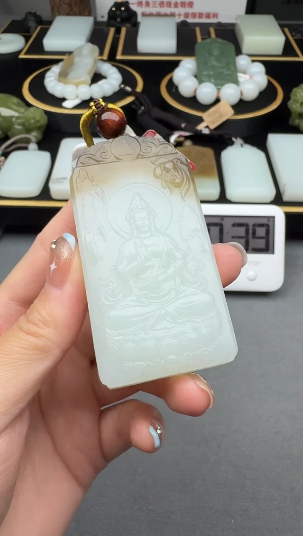 颈饰未镶嵌和田玉3