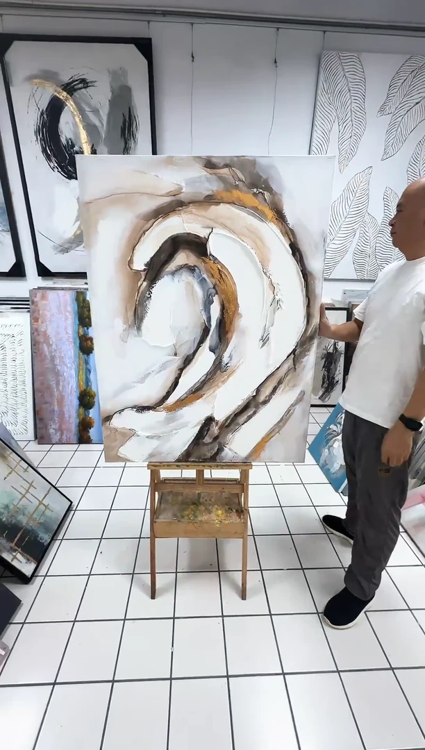 168现代艺术装饰画油画80cm*120cm