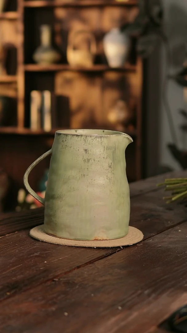 摆件27-306 陶瓷花器高22口径14