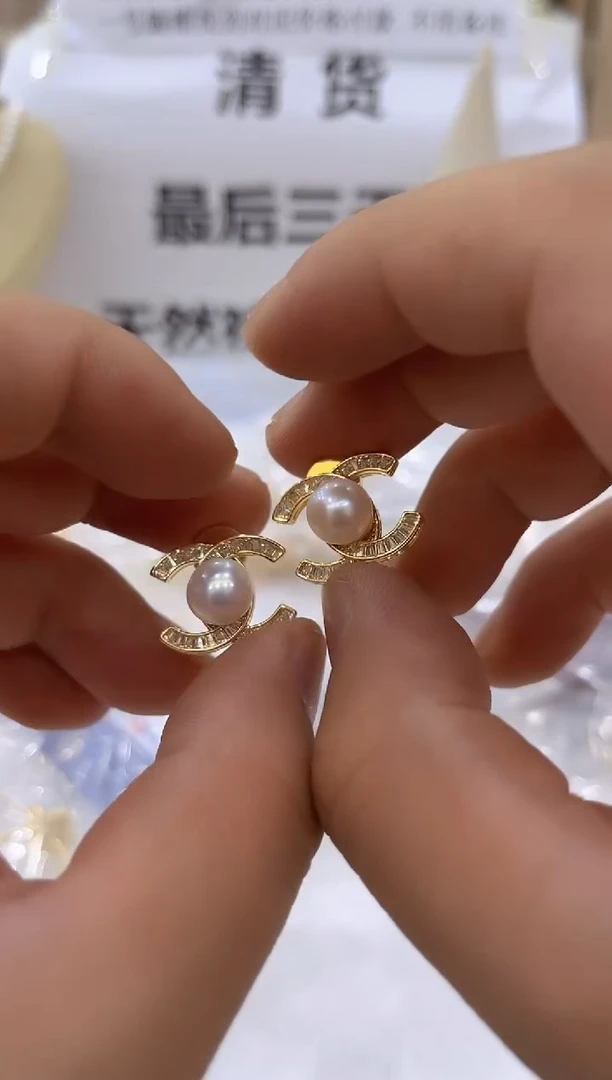 淡水珍珠银S925镶嵌颈饰ED1049