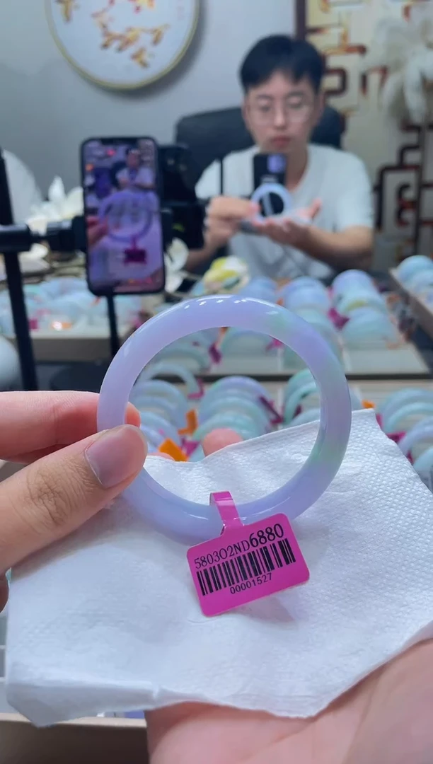 未镶嵌手镯翡翠月*801-58