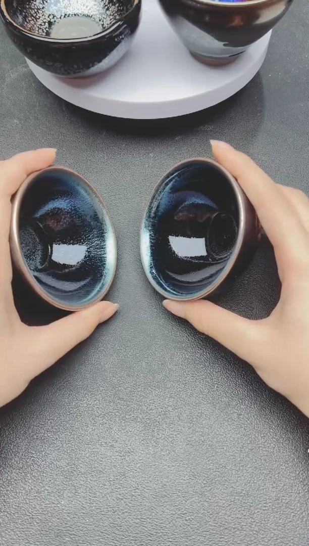 茶盏179微瑕建盏建盏2只