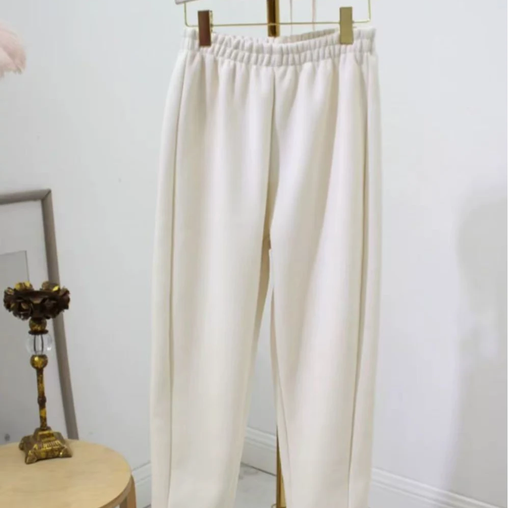 1003休闲阔腿裤女2025新款春季高腰垂感显瘦慵懒风休闲直筒裤子NJ