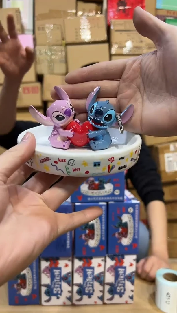 【闪购商品】杯原盒史迪仔安琪首饰盘