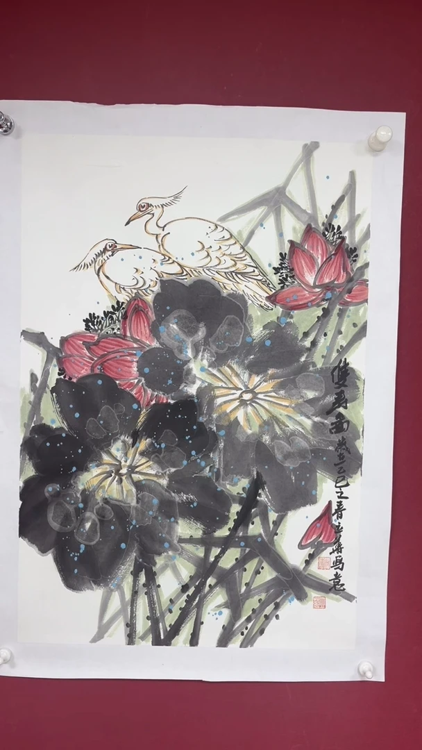 国画曹立华老师三尺整张
