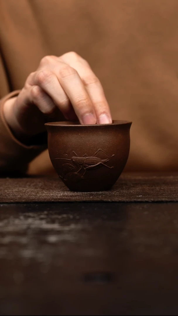 茶壶紫砂原矿手工杯145CC