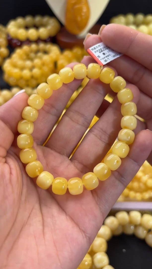 【闪购商品】蜜蜡手串未镶嵌9+精工老型