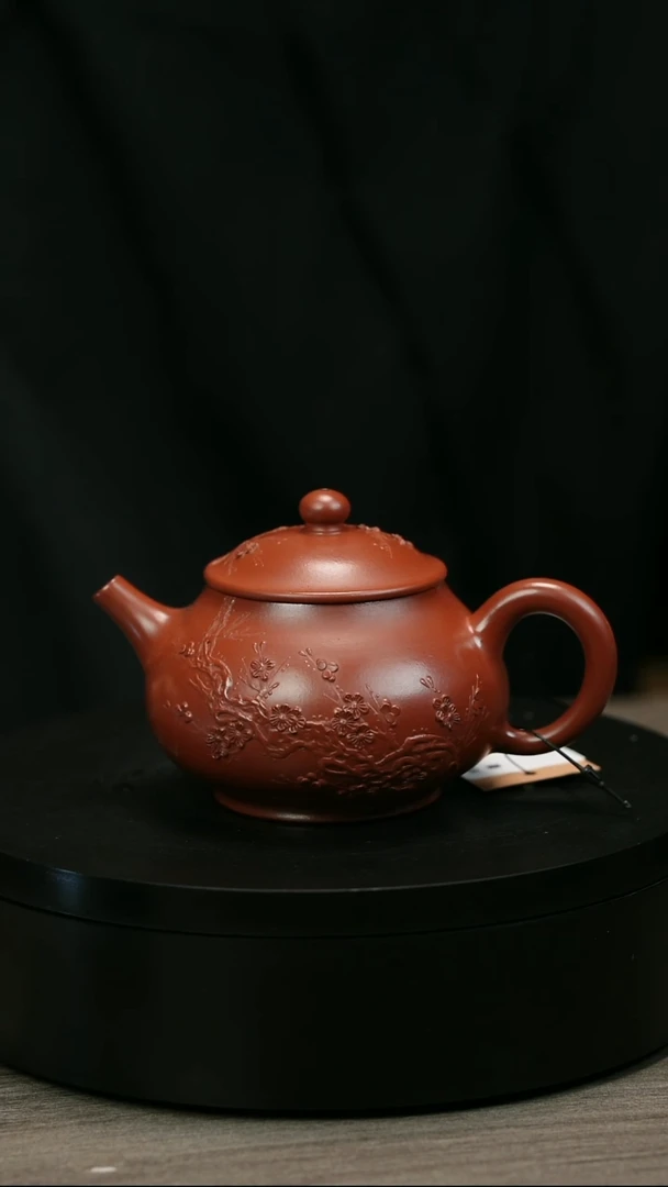 茶壶紫砂航**生H1859陈春芬梅花潘壶