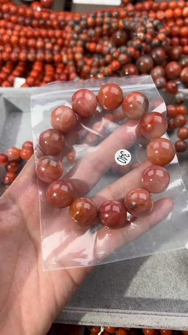 南红玛瑙手串未镶嵌17