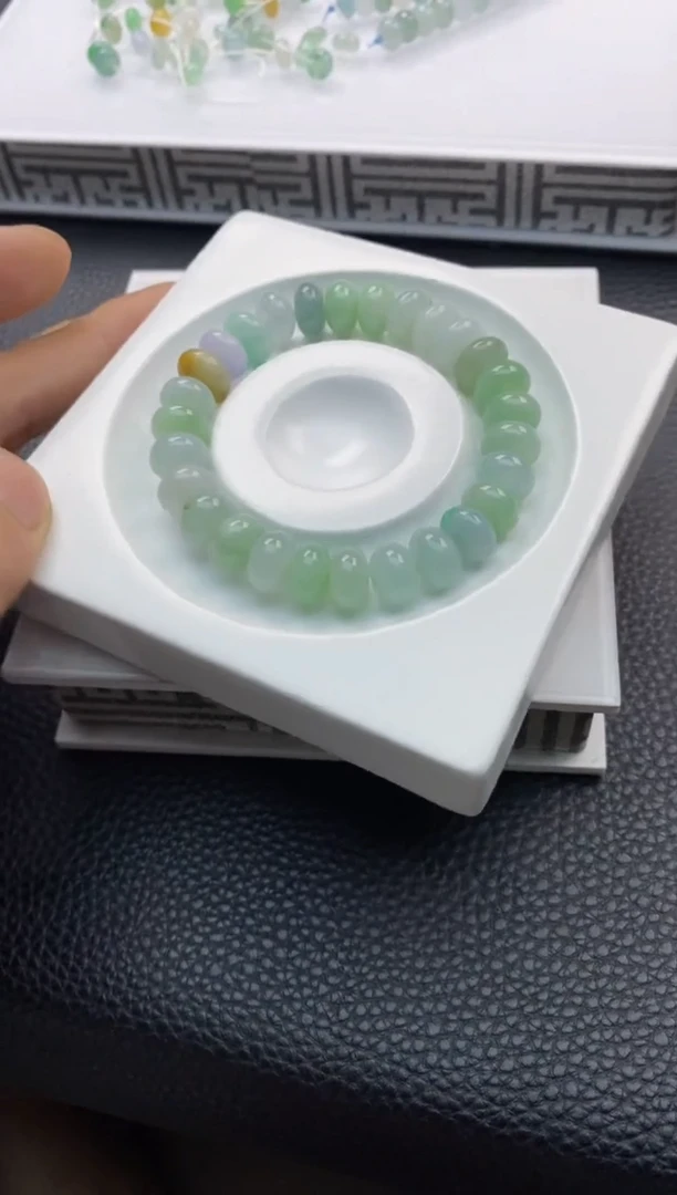 未镶嵌手串翡翠52天然A货翡翠手串