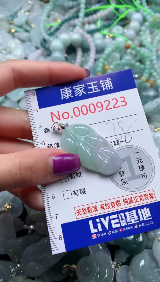 颈饰未镶嵌翡翠9223