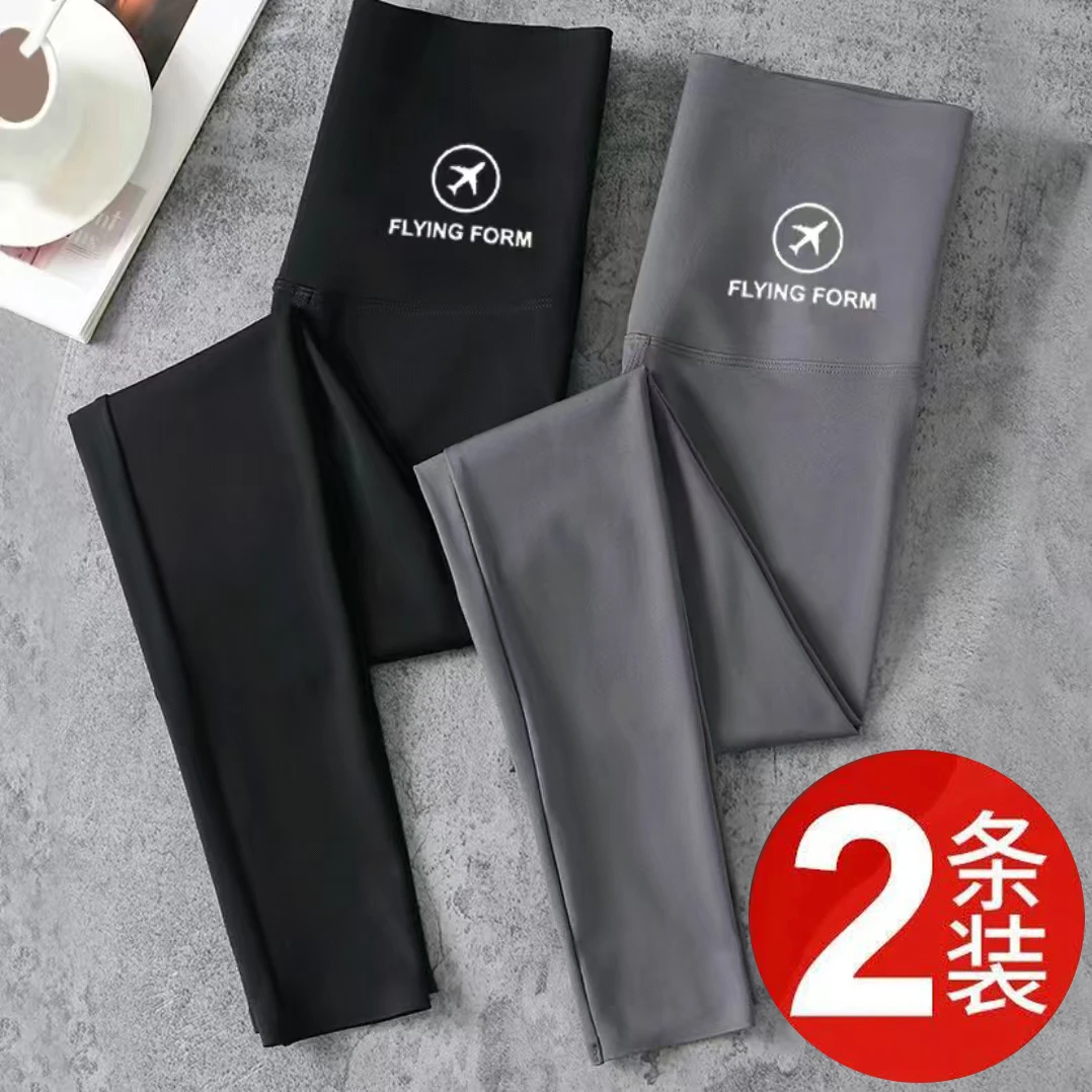 2025新款鲨鱼裤女外穿高腰收腹秋冬加厚塑形裤春夏薄款瑜伽打底裤