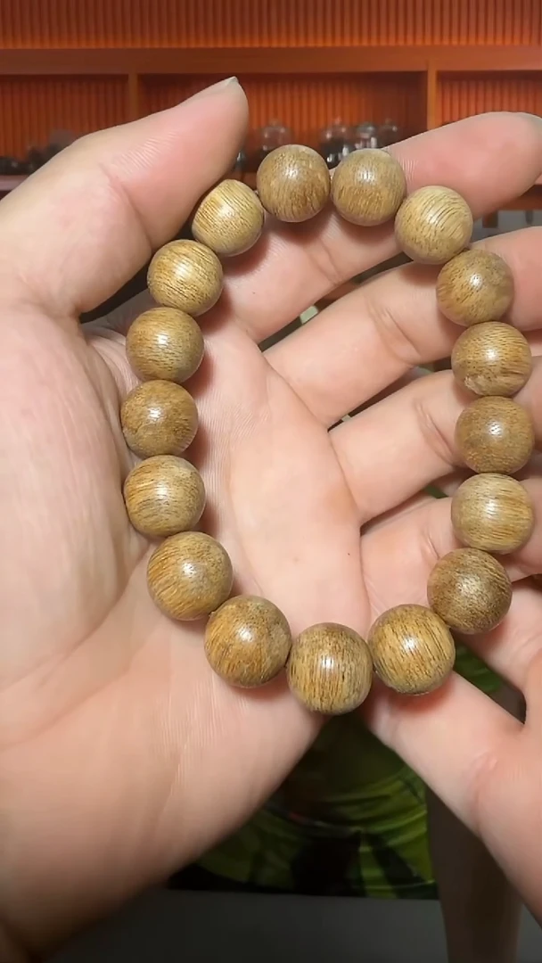 沉香手串79号单圈伽罗虎斑多样性发一