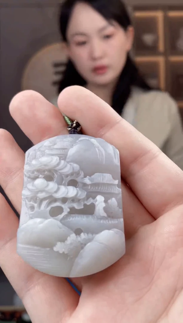 颈饰未镶嵌和田玉拍一发一，多样性发货