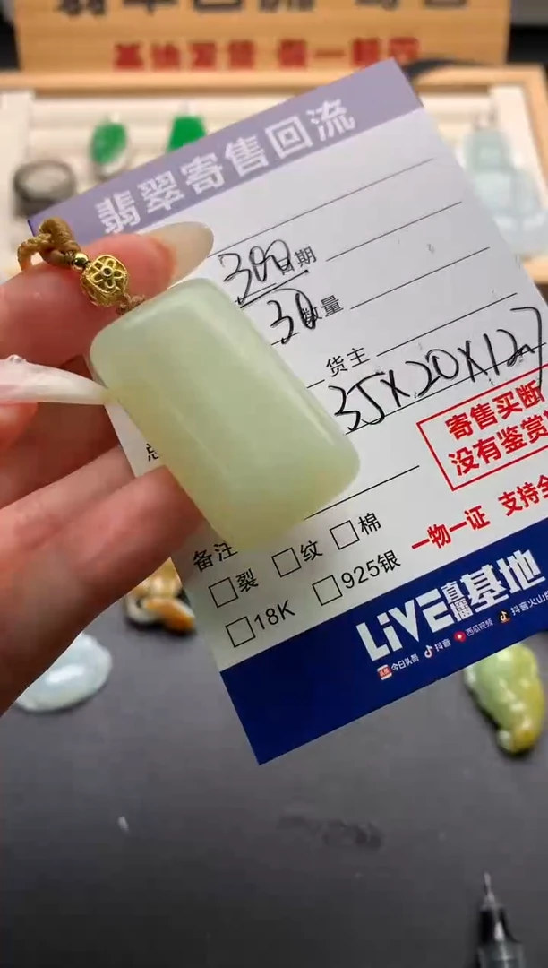 和田玉未镶嵌颈饰10137728