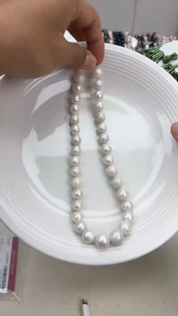 颈饰银S925镶嵌淡水珍珠1