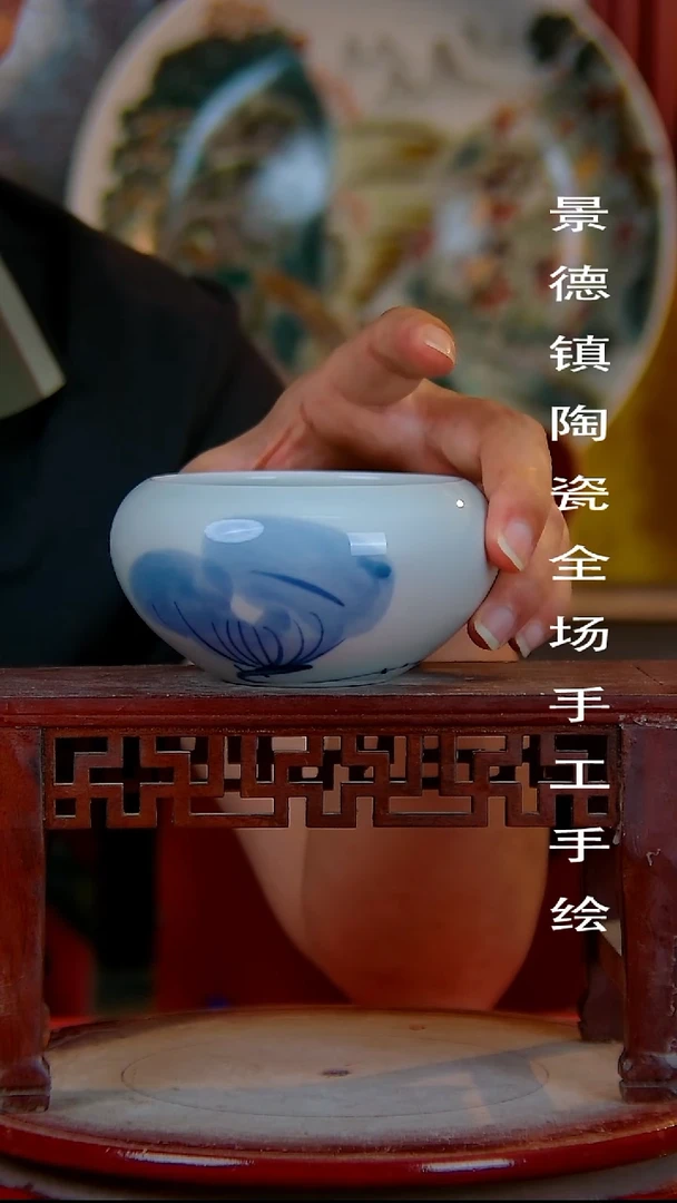摆件景德镇陶瓷 全场手工手绘