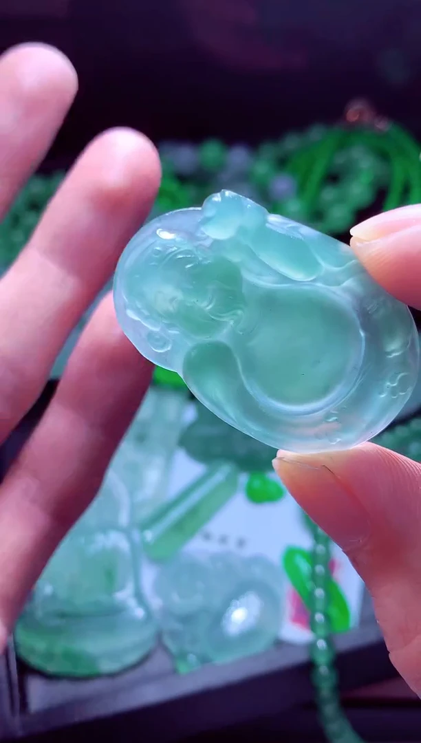 未镶嵌定制翡翠秀*#翡翠毛货定制
