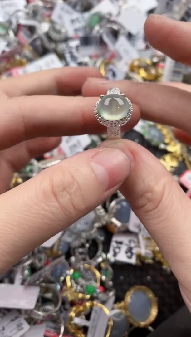 未镶嵌戒指翡翠777----10