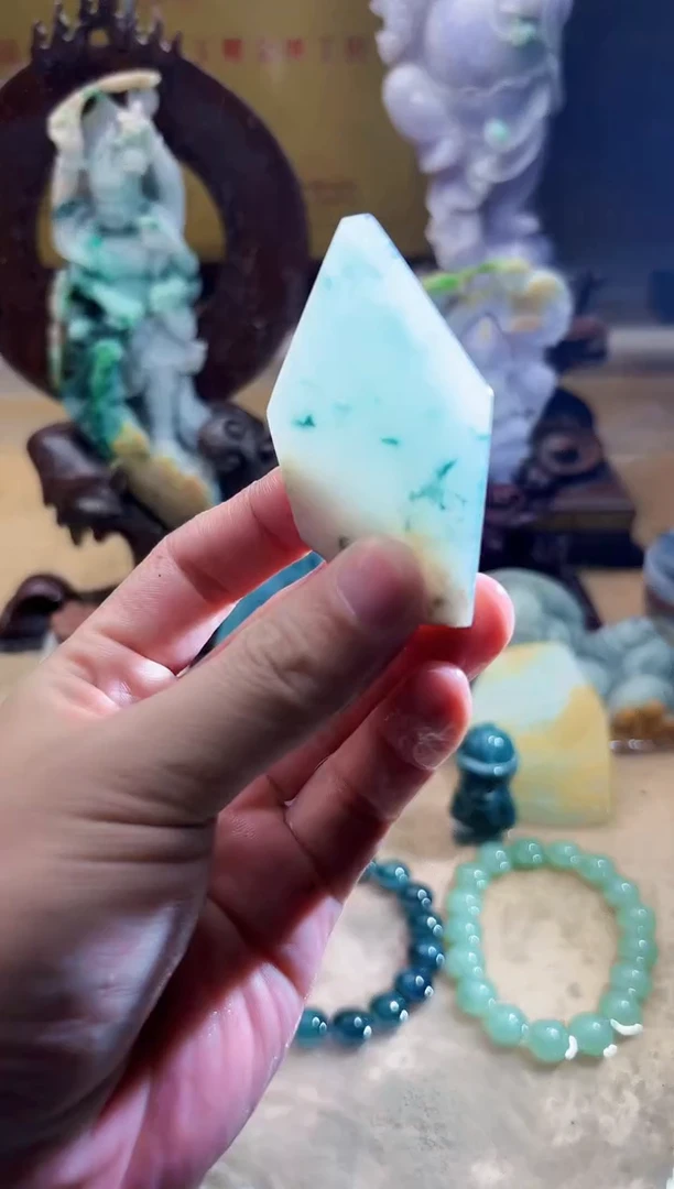 未镶嵌挂件翡翠A货张麦6934