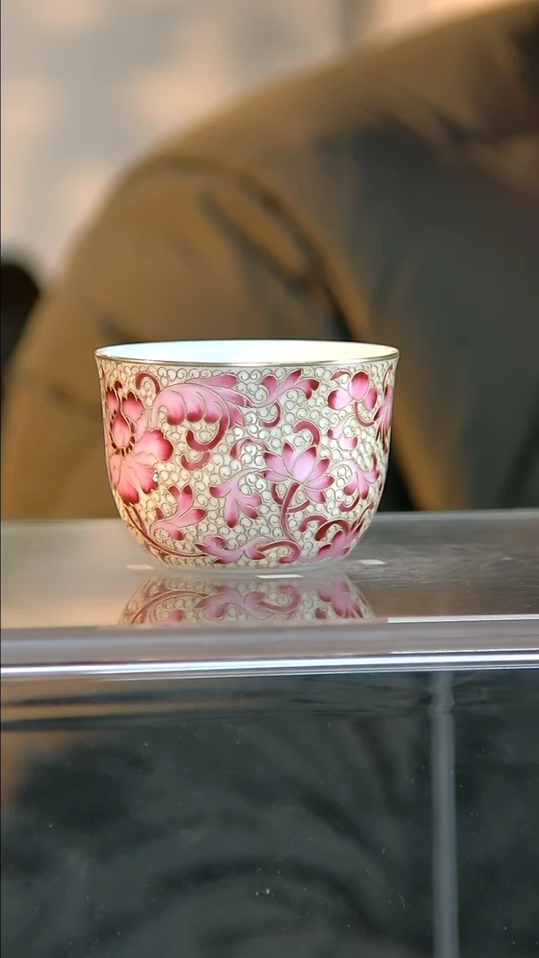【闪购商品】杯子A24【人间瓷画】金丝珐琅