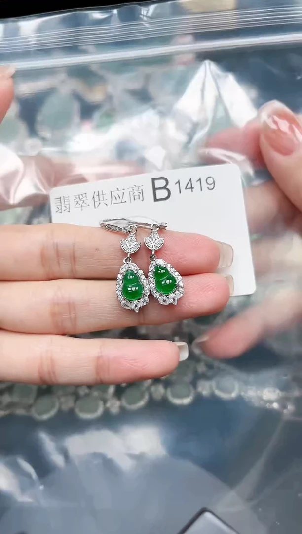 【闪购商品】翡翠颈饰未镶嵌赠皮绳1419