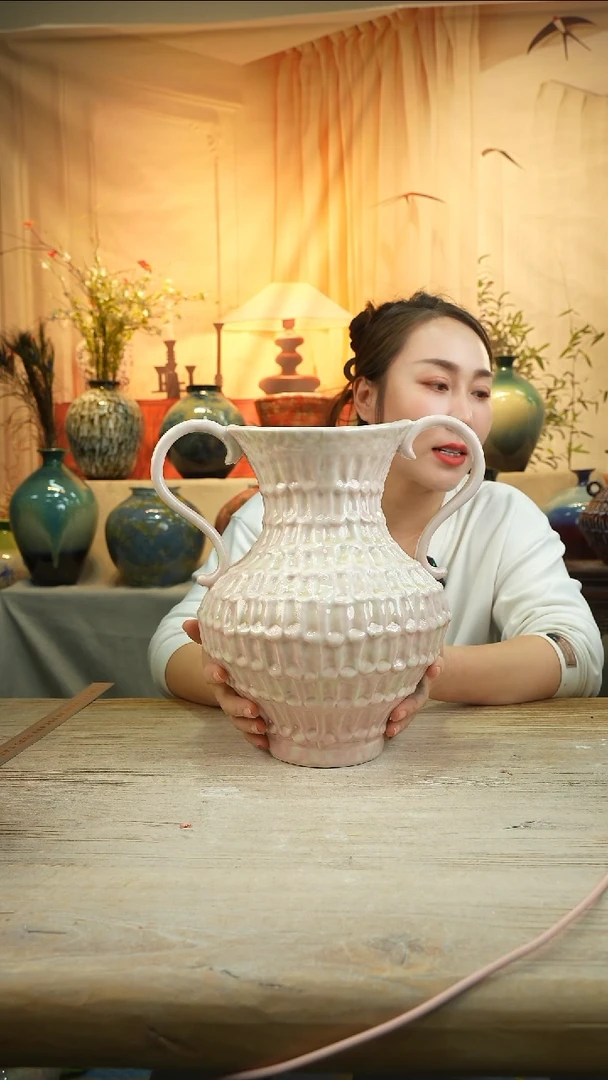 高30口16陶瓷花瓶花器景德镇