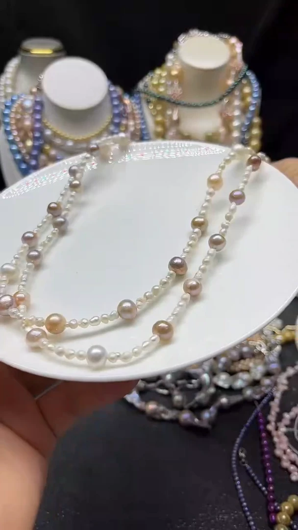 颈饰未镶嵌淡水珍珠多人