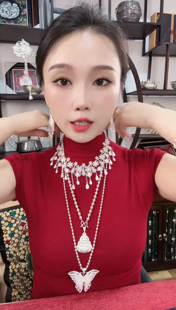 无足银足银高工繁花似锦项链