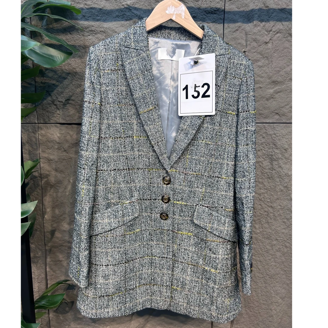 L152/Laur*l粗织田字西装外套LWL324T06700