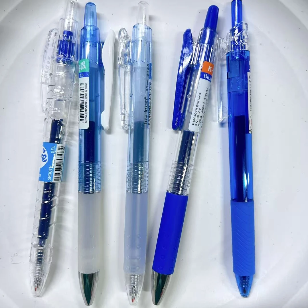 【蓝墨-5支】F01知心体验考霸宝特瓶薄荷冰,掉封蜡不售后