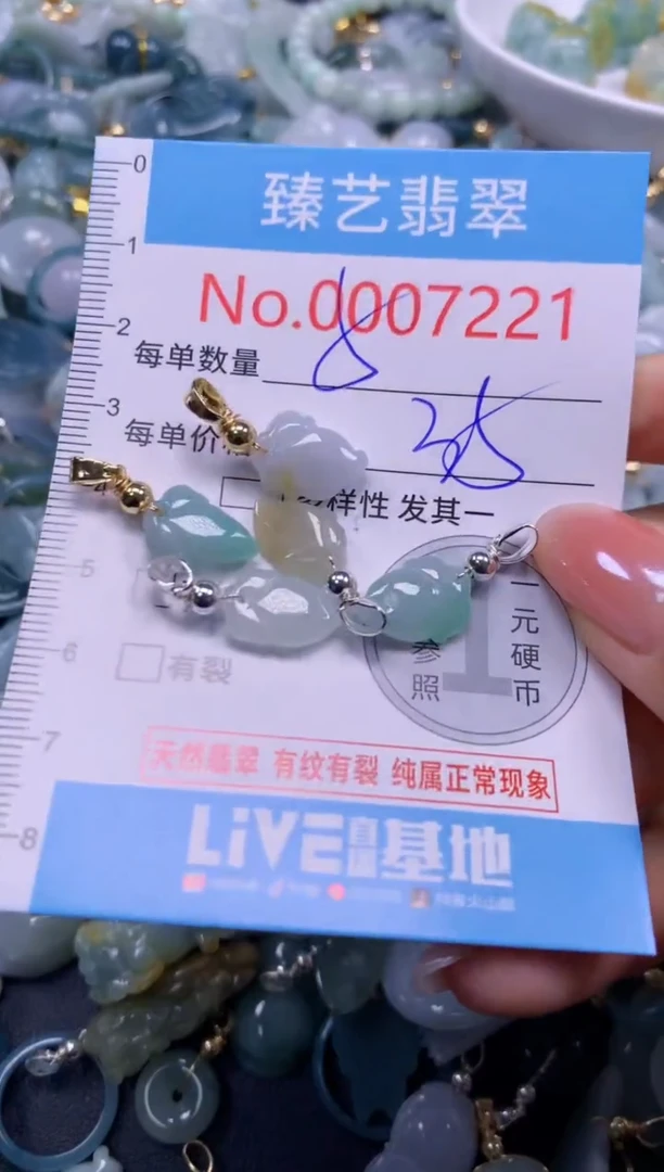 颈饰未镶嵌翡翠7221