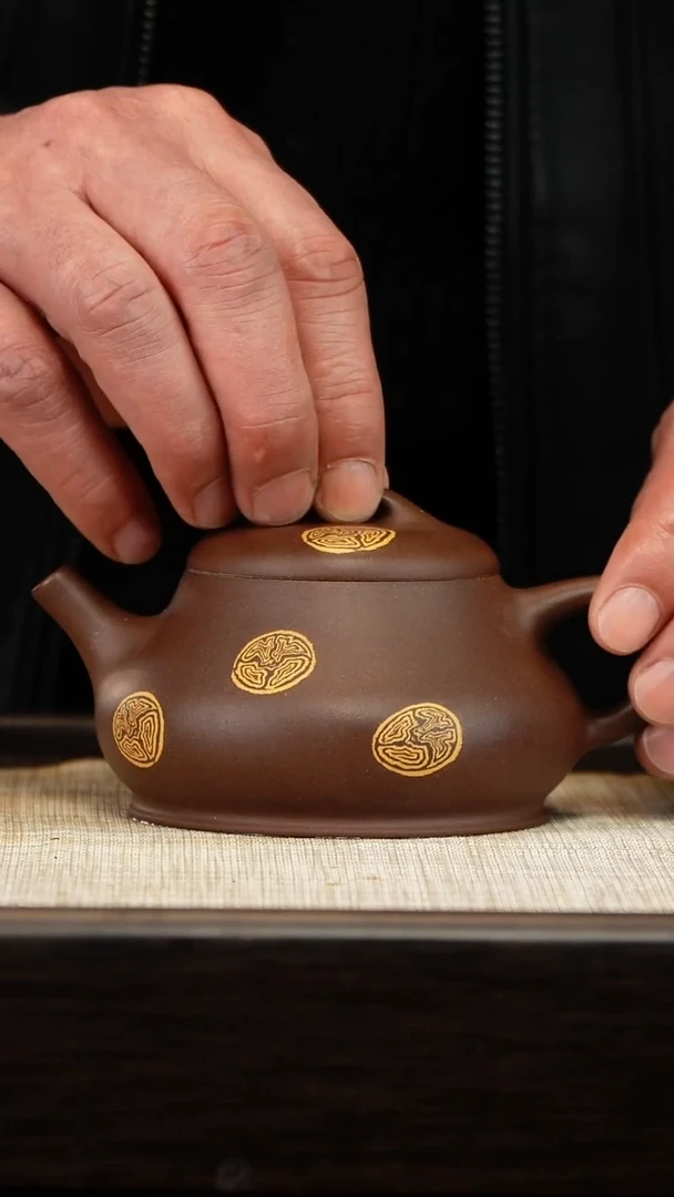 茶壶紫砂绞泥柱瓢