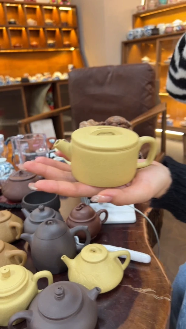 【闪购商品】紫砂茶壶【头哥手工壶】汉瓦本绿