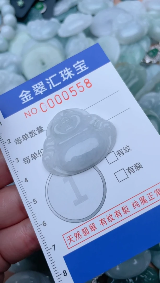 翡翠未镶嵌颈饰558