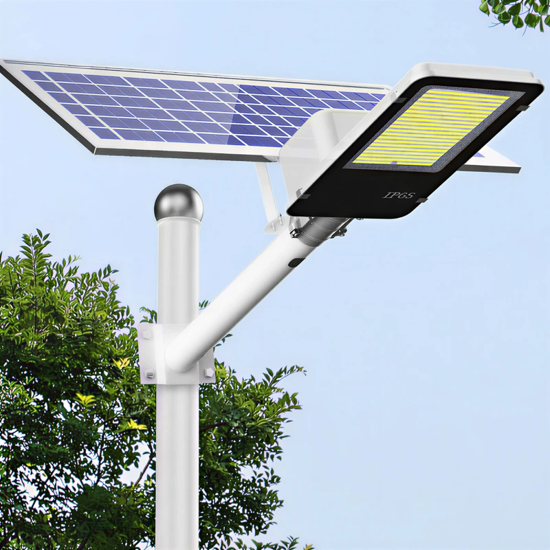 鲸与光太阳能路灯户外庭院灯室外防水照明灯led道路灯大功率光控