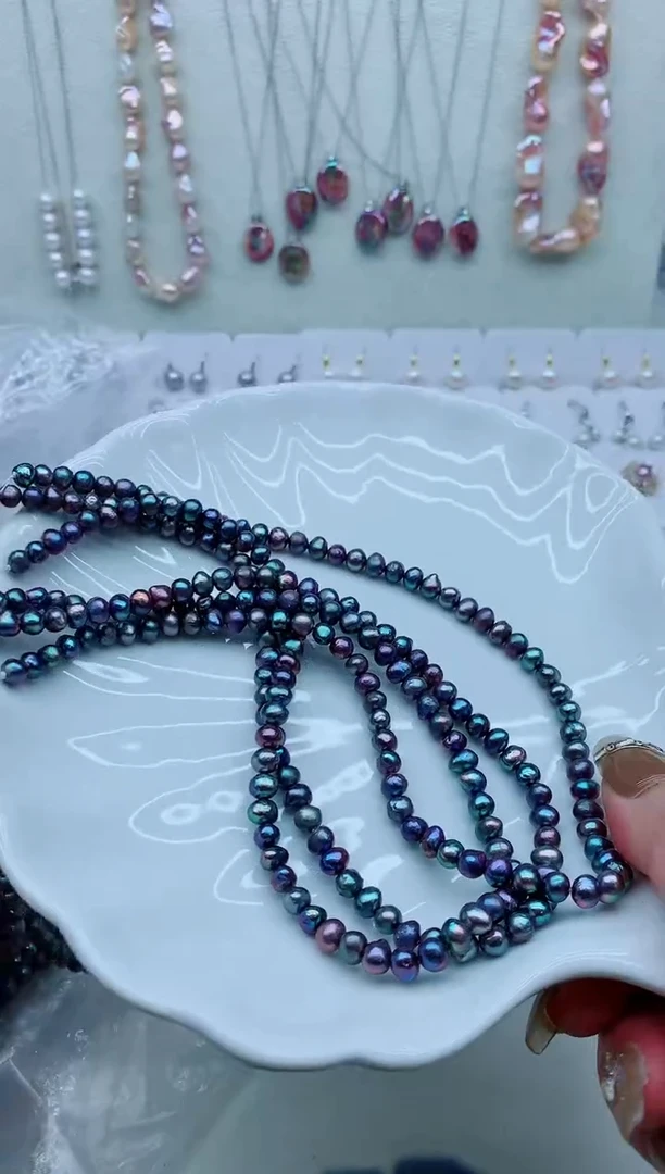 淡水珍珠未镶嵌颈饰淡水珍珠项链多样性发其一