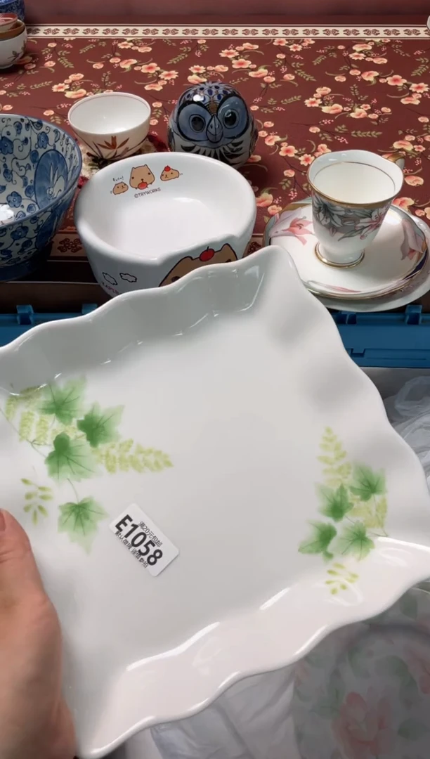 瓷片潘*瓷器瓷器E1058