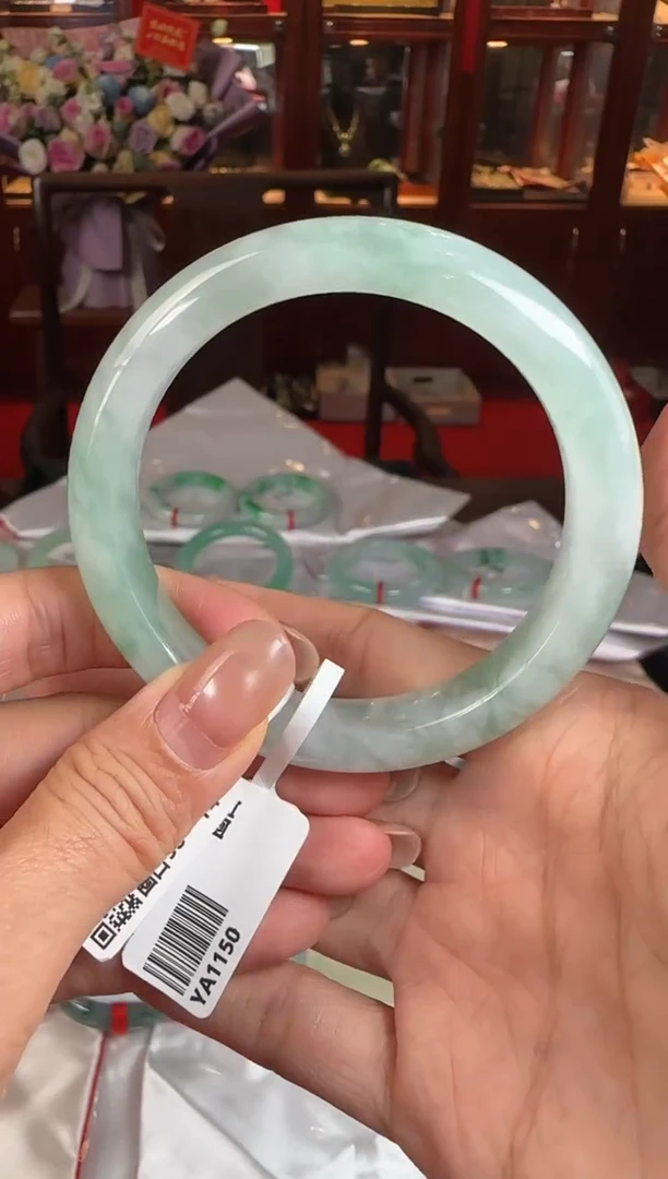 未镶嵌手镯翡翠58正圈YA1150(100元运营费