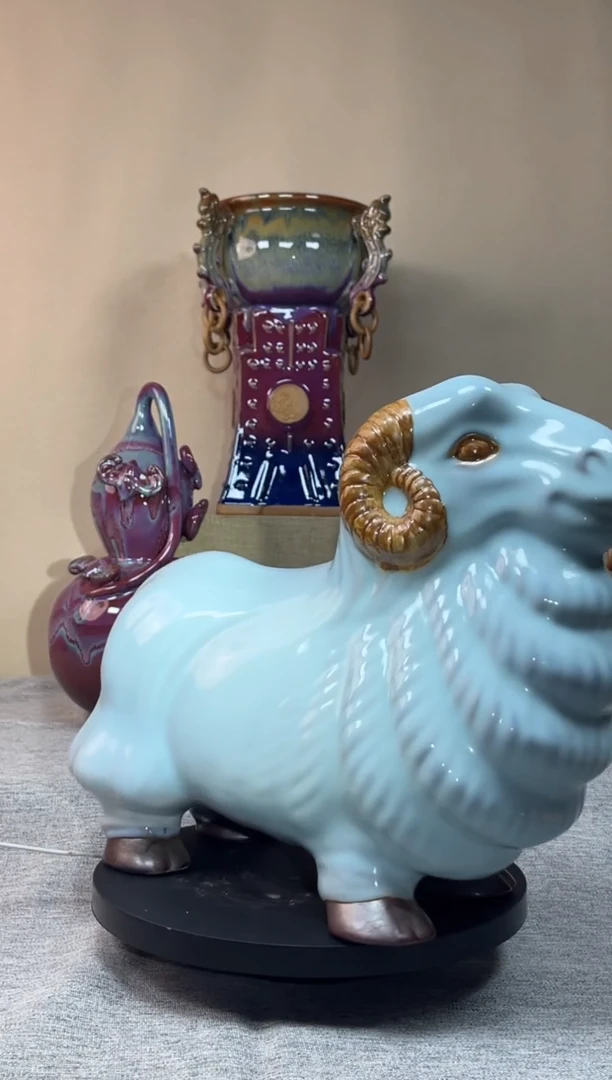 摆件神垕钧瓷收藏工艺品