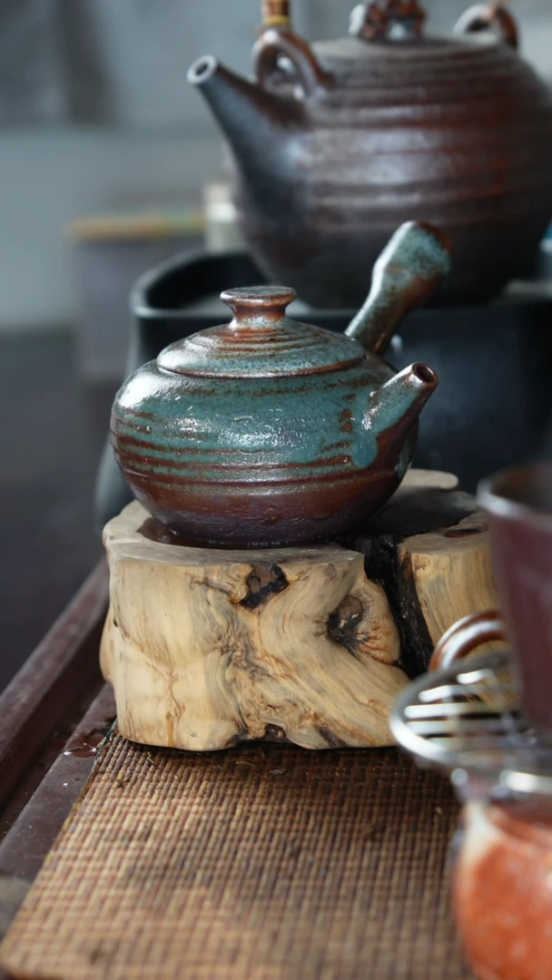 紫砂全手工侧把煮水