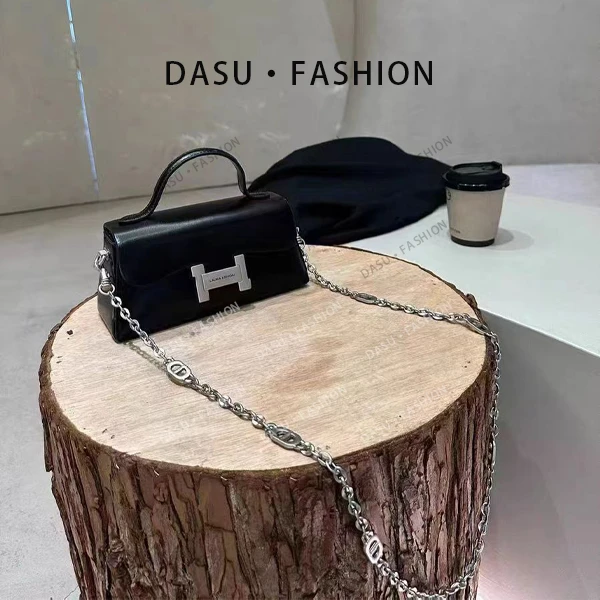 【苏总专属】SD-3562-黑色时尚潮流气质小众腋下斜挎包