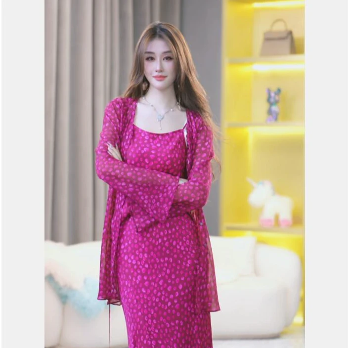 【老板娘衣橱】2025新款气质夏季收腰显瘦时尚修身三件套 250372